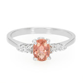 Zilveren ring met een roze koper toemalijn (Cavill)