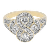 Gouden ring met SI diamanten (Annette)