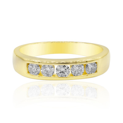 Gouden ring met VVS (D) Diamanten (adamantes [!])