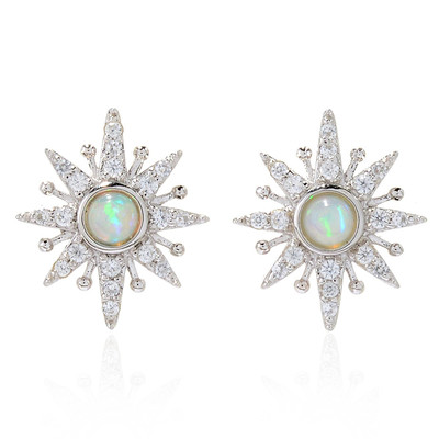 Zilveren oorbellen met Welo-opalen (Dallas Prince Designs)