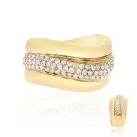 Gouden ring met SI1 (H) Diamanten (CIRARI)
