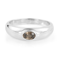 Zilveren ring met een kaneel zirkoon