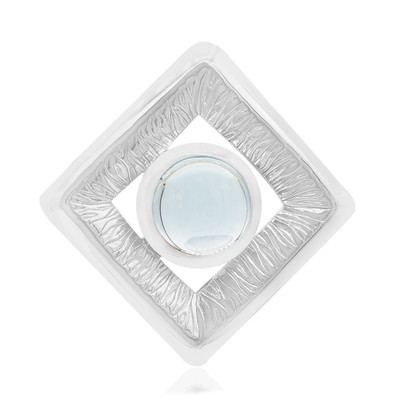 Zilveren hanger met een hemel-blauwe topaas (MONOSONO COLLECTION)