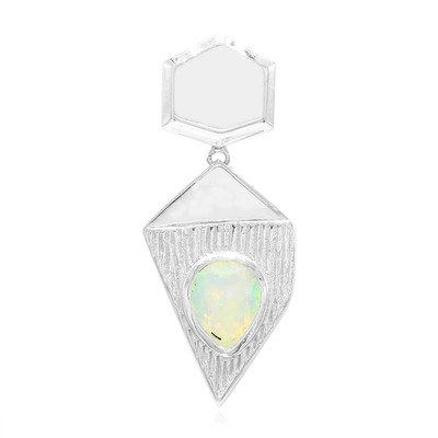 Zilveren hanger met een AAA Welo-opaal (MONOSONO COLLECTION)
