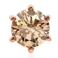 Gouden hanger met een SI1 Argyle Rose De France Diamant