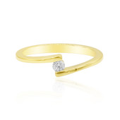 Gouden ring met een VS1-Diamant (E) (adamantes [!])