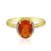 Gouden ring met een Mexicaanse vuur opaal (Adela Gold)