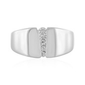 Zilveren ring met een SI1 (H) Diamant (de Melo)