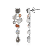 Zilveren oorbellen met Zilveren Maanstenen (KM by Juwelo)