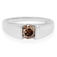 Gouden ring met een Argyle-Fancy-Diamant