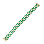 Gouden armband met AAA Zambia smaragden (CIRARI)