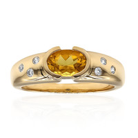 Gouden ring met een gouden beril
