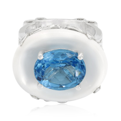 Zilveren ring met een Pristine Magnesiet (Dallas Prince Designs)