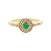 Zilveren ring met een Russische smaragd