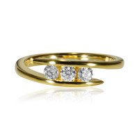 Gouden ring met VVS1 Diamanten (E) (adamantes [!])
