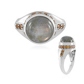 Zilveren ring met een Koperen Minary Labradoriet (KM by Juwelo)