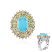 Zilveren ring met een Sleeping Beauty Turkoois (Dallas Prince Designs)
