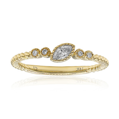 Gouden ring met een SI1 (H) Diamant (CIRARI)