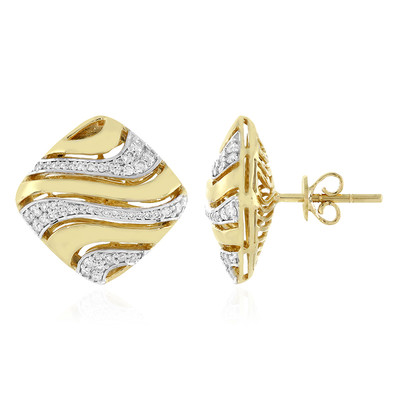 Gouden oorbellen met Loepzuivere Diamanten (LUCENT DIAMONDS)