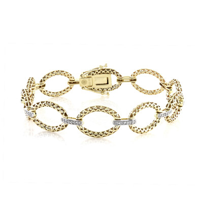 Gouden armband met I1 (I) Diamanten (Ornaments by de Melo)