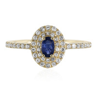 Gouden ring met een blauwe saffier (Adela Gold)