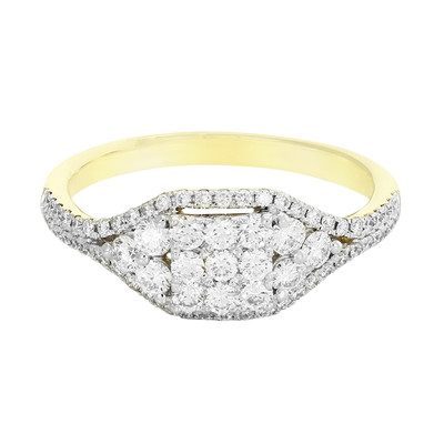 Gouden ring met SI diamanten (Annette)