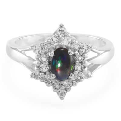 Zilveren ring met een Mezezo opaal