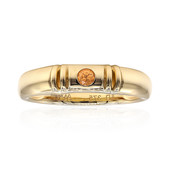 Gouden ring met een Californische Spessartijn (Amanda Adkins)
