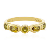 Gouden ring met sfeenkristallen (La Revelle)