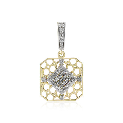 Gouden hanger met een I2 (I) Diamant (Ornaments by de Melo)