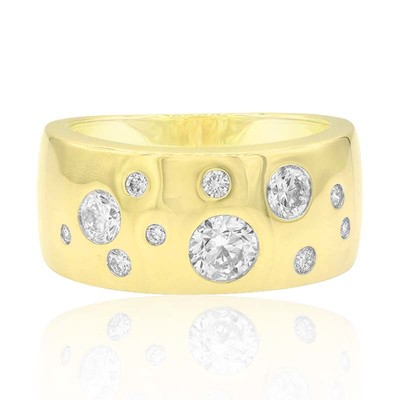 Gouden ring met een VVS1 (F) Diamant (Annette)