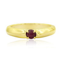 Gouden ring met een Groenland Robijn