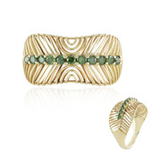 Gouden ring met I2 Groene Diamanten (Ornaments by de Melo)