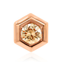 Gouden hanger met een SI1 Argyle Rose De France Diamant