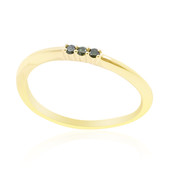 Gouden ring met I1 Groene Diamanten (de Melo)
