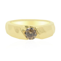Gouden ring met een SI2 Argyle Chocolade Diamant (de Melo)