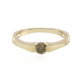 Gouden ring met een I1 Bruine Diamant