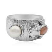 Zilveren ring met een zoetwater kweekparel (TPC)