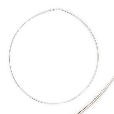 Zilveren halsketting (MONOSONO COLLECTION)