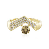 Gouden ring met een I3 Champagne Diamant (de Melo)