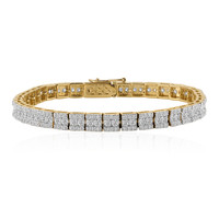 Gouden armband met Diamanten SI1 (G)