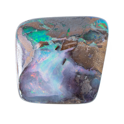 Edelsteen met een Boulder opaal