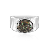 Zilveren ring met een luipaard opaal