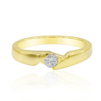 Gouden ring met een VVS2-Diamant (F) (adamantes [!])