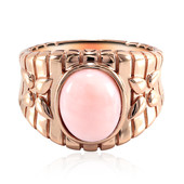 Zilveren ring met een roze opaal (TPC)