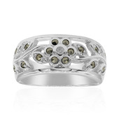Zilveren ring met een I2 (J) Diamant (Annette classic)