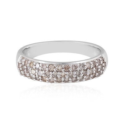 Gouden ring met I3 Bruine Diamanten (KM by Juwelo)