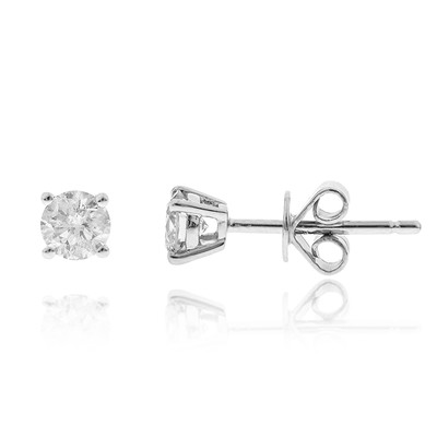 omverwerping Eigendom Trouw Gouden oorbellen met I1 (H) Diamanten (CIRARI) -6448KV | Juwelo sieraden