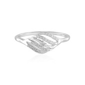 Zilveren ring met een I2 (I) Diamant