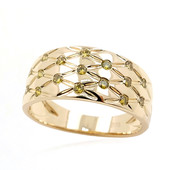 Gouden ring met gele S12 diamanten